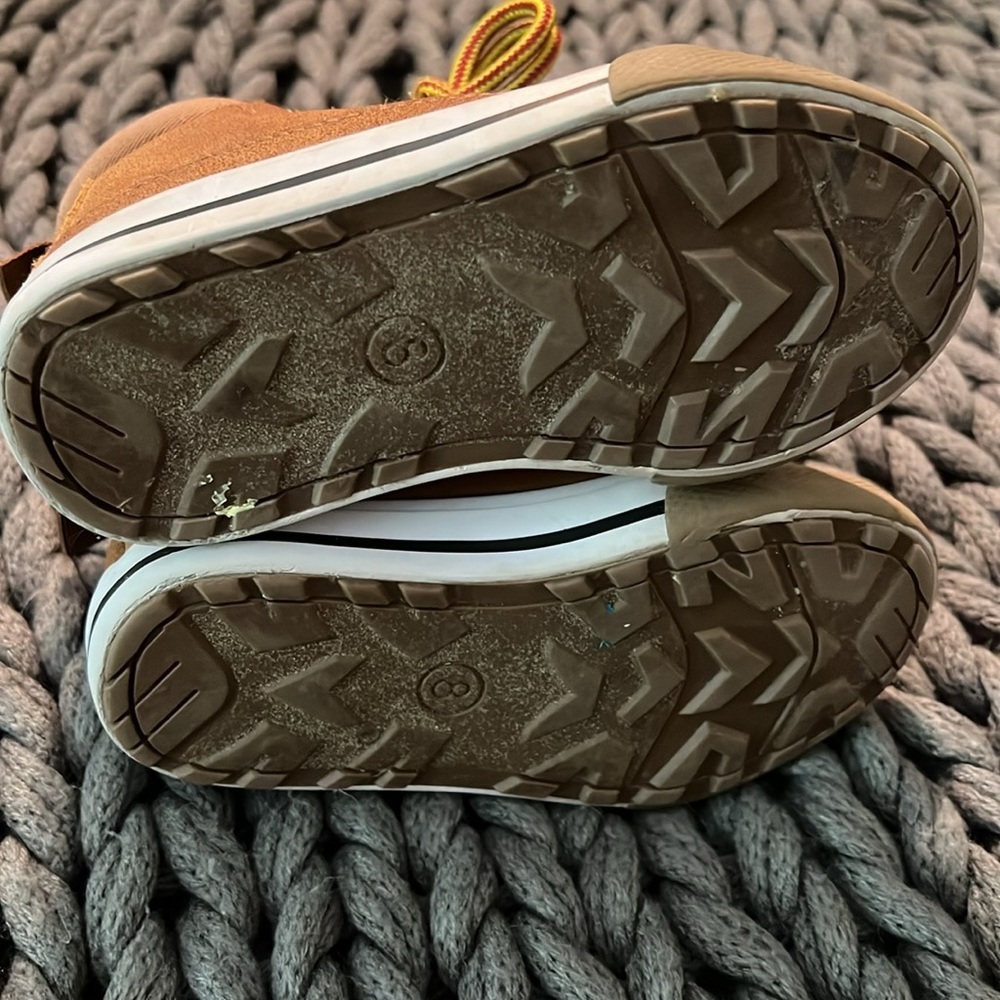 Cat & Jack Toddler Lace Up Boots Size 8 - Picture 6 of 11